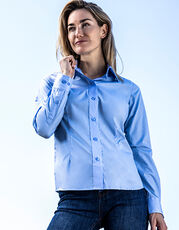 Promodoro - Women s Poplin Shirt Long Sleeve Steel Grey (Solid) White Black Light Blue Navy /Titelbild