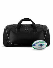 Quadra - Teamwear Jumbo Kit Bag Black Classic Red French Navy Light Grey White /Titelbild