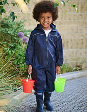 Regatta Junior - Kids  Paddle Rain Suit Classic Red Navy Jem /Titelbild