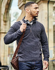 Regatta Professional - Parkline Zip Neck Mini Stripe Micro Fleece Oxford Blue Light Steel Seal Grey (Solid) /Titelbild