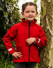 Result - Junior Classic Soft Shell Jacket Black Red Navy Royal /Titelbild