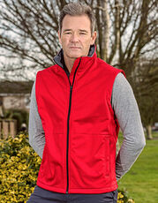 Result Core - Soft Shell Bodywarmer Black Navy Red /Titelbild