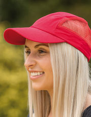 Result Headwear - Sport Cap With Side Mesh Red White Navy Royal Black /Titelbild