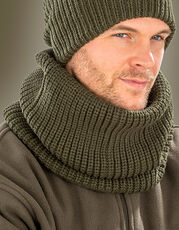 Result Winter Essentials - Whistler Snood Hood Olive Green Navy Black Purple Heather Grey Fleck /Titelbild