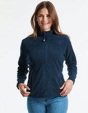 Russell - Ladies Fitted Full Zip Microfleece Black French Navy Classic Red /Titelbild