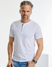 Russell - Men s Henley HD T Black White Maroon Marl Grey Marl Bright Navy Marl /Titelbild