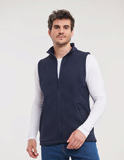 Russell - Men s Smart Softshell Gilet Convoy Grey (Solid) Black Classic Red French Navy /Titelbild