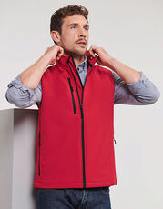 Russell - Men s Softshell Gilet Black Azure Blue French Navy Titanium (Solid) Classic Red /Titelbild