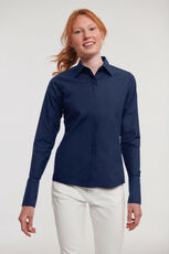 Ladies´ Long Sleeve Fitted Ultimate Stretch Shirt