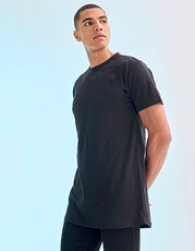 Men´s Longline T-Shirt With Dipped Hem