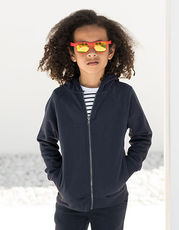 SF Minni - Kids  Zip-Through Hoody Black Heather Grey Navy /Titelbild