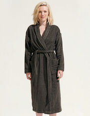 SOL S - Bathrobe Palace White French Navy Rope /Titelbild