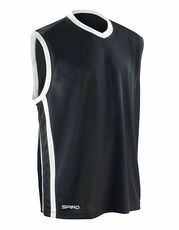 SPIRO - Men s Basketball Quick Dry Top Black Red White Royal /Titelbild