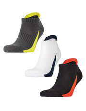 SPIRO - Sneaker Sports Socks (3 Pair Pack) White Grey Black Navy Lime Red /Titelbild