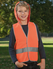 Korntex - Kids  Hooded Hi-Vis Safety Vest Odense Signal Orange Signal Yellow /Titelbild