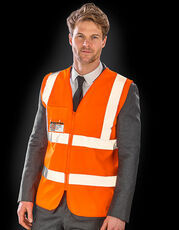 Result Safe-Guard - Zip I.D. Safety Tabard Fluorescent Orange Fluorescent Yellow /Titelbild