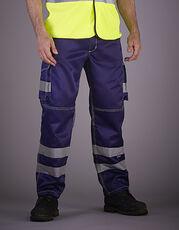 YOKO - Hi-Vis Cargo Trousers With Knee Pad Pockets /Titelbild