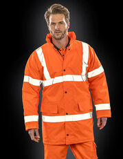 Result Safe-Guard - High Vis Motorway Coat Fluorescent Yellow Fluorescent Orange /Titelbild