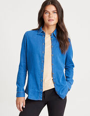 So Denim - Lucy Denim Shirt Light Blue Black Dark Blue /Titelbild