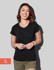 Sharon Slub V-Neck Women