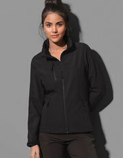 Stedman  - Softest Shell Jacket Women Black Opal Dolphin Grey Marina Blue /Titelbild