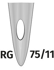 Nadeln 75er mit halbrunder Spitze für PR Maschinen (50 Stück)