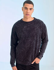 SF Men - Unisex Washed Tour Sweat Washed Black /Titelbild