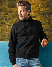 Promodoro - Men s Hooded Jacket 80/20 Black Off White /Titelbild