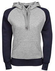 Womens Two-Tone Hooded Sweatshirt