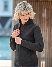 Tee Jays - Women s Outdoor Fleece Jacket Grey Melange Black /Titelbild