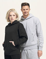 SOL S - Unisex Hooded Sweatshirt Origin Black Grey Melange /Titelbild