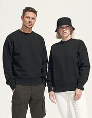 SOL S - Unisex Round-Neck Sweatshirt Authentic Black Grey Melange /Titelbild