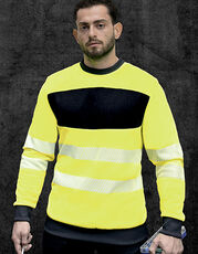 EOS Hi-Vis Workwear Sweatshirt With Printing Area