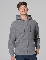 JHK - Unisex Hooded Full Zip Sweat Fuji Steel Blue Navy White Dark Grey Melange Eucalyptus Buttercream /Titelbild