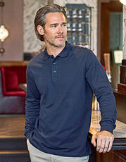 Men´s Luxury Stretch Long Sleeve Polo