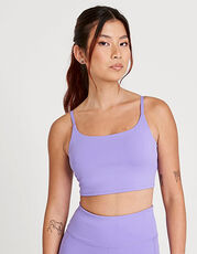 Just Cool - Women s Recycled Tech Sports Bra Digital Lavender Jet Black /Titelbild