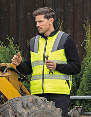 Hi-Vis Reversible Softshell Bodywarmer Elbrus