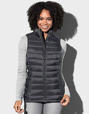 Stedman  - Lux Padded Vest Women Black Opal Blue Midnight /Titelbild