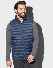 Stedman  - Lux Padded Vest Men Black Opal Blue Midnight /Titelbild