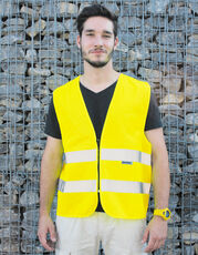 Hi-Vis Safety Vest Cologne With Front Zipper