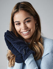 Beechfield - Suprafleece  Thinsulate™ Gloves French Navy Black /Titelbild