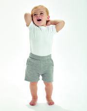 Babybugz - Baby Essential Shorts Heather Grey Melange Black /Titelbild