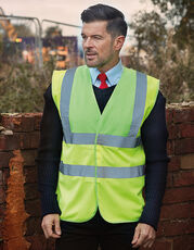 Hi-Vis 2 Bands & Braces Waistcoat