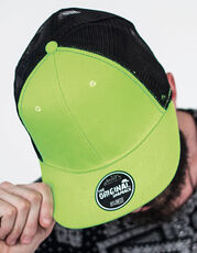 Atlantis Headwear - Snap Mesh Cap White Orange Fluo Black Camouflage Navy Green Fluo /Titelbild