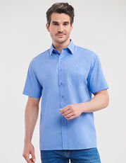 Men´s Short Sleeve Classic Polycotton Poplin Shirt