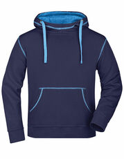 James&Nicholson - Men s Lifestyle Hoody Red Grey Melange Off White Navy Cobalt Black Green Grey Heather /Titelbild