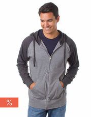 Men´s Lightweight Jersey Raglan Zip Hood