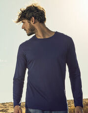 X.O by Promodoro - Men s Roundneck T-Shirt Long Sleeve Azur Blue French Navy White Berry Heather Grey Black /Titelbild