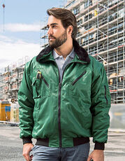 Korntex - Robust 4-in-1 Workwear Pilot Jacket Oslo Navy Green Blue Red White Black /Titelbild