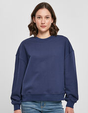 Ladies Oversized Crewneck Sweatshirt